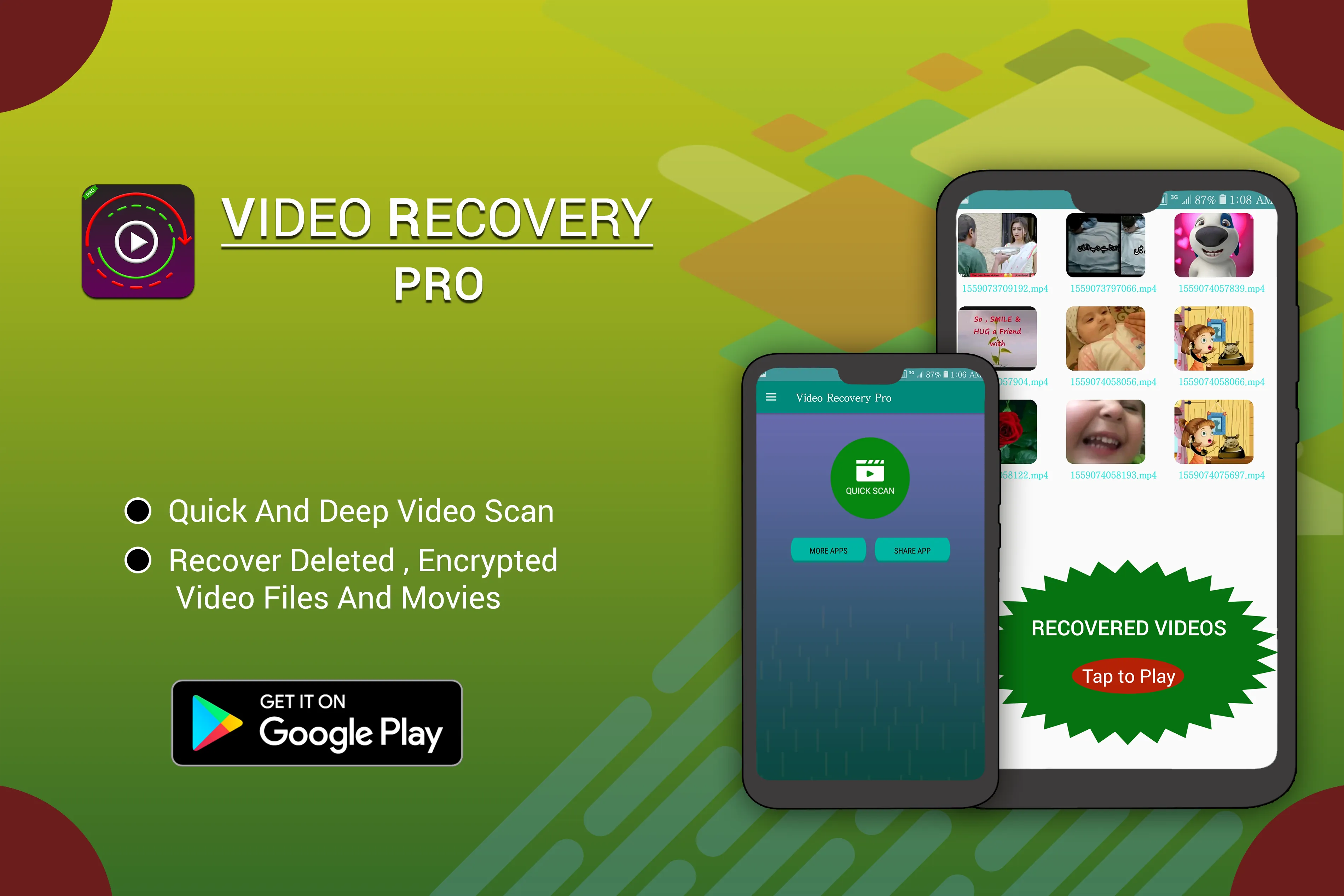 Deleted Video Recovery-Pro | Indus Appstore | Screenshot