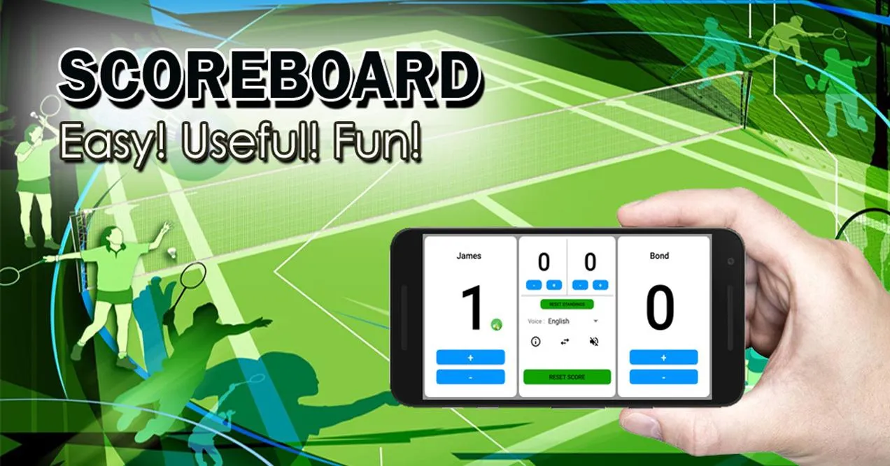 Scoreboard Simple With Voice | Indus Appstore | Screenshot