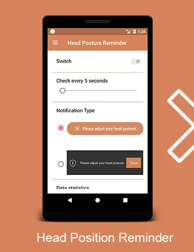 Head Posture Reminder | Indus Appstore | Screenshot