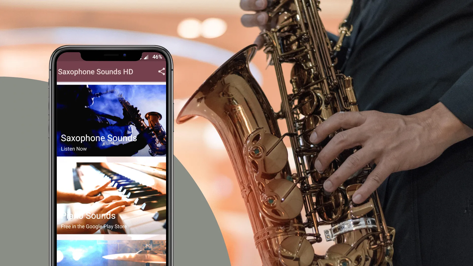 Saxophone Sounds | Indus Appstore | Screenshot