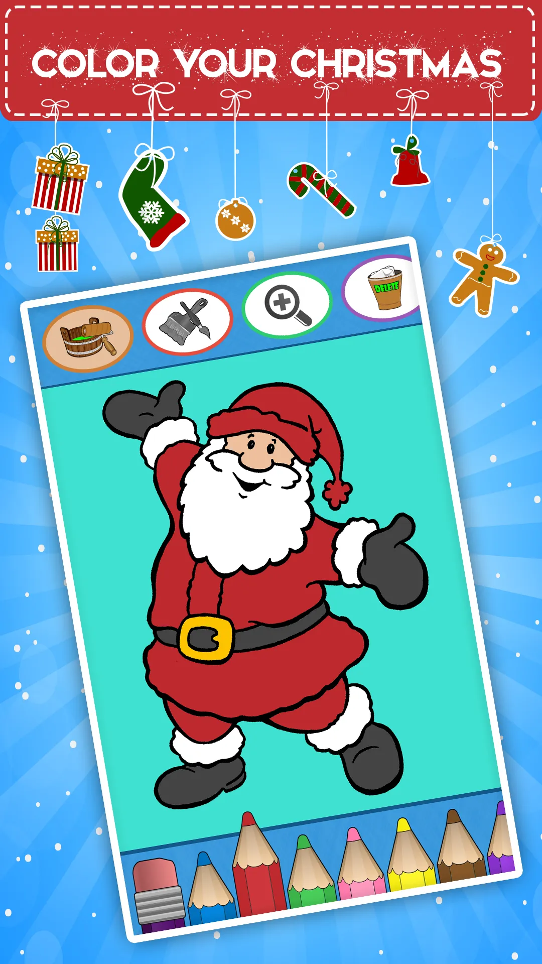 Kids coloring book:  Christmas | Indus Appstore | Screenshot