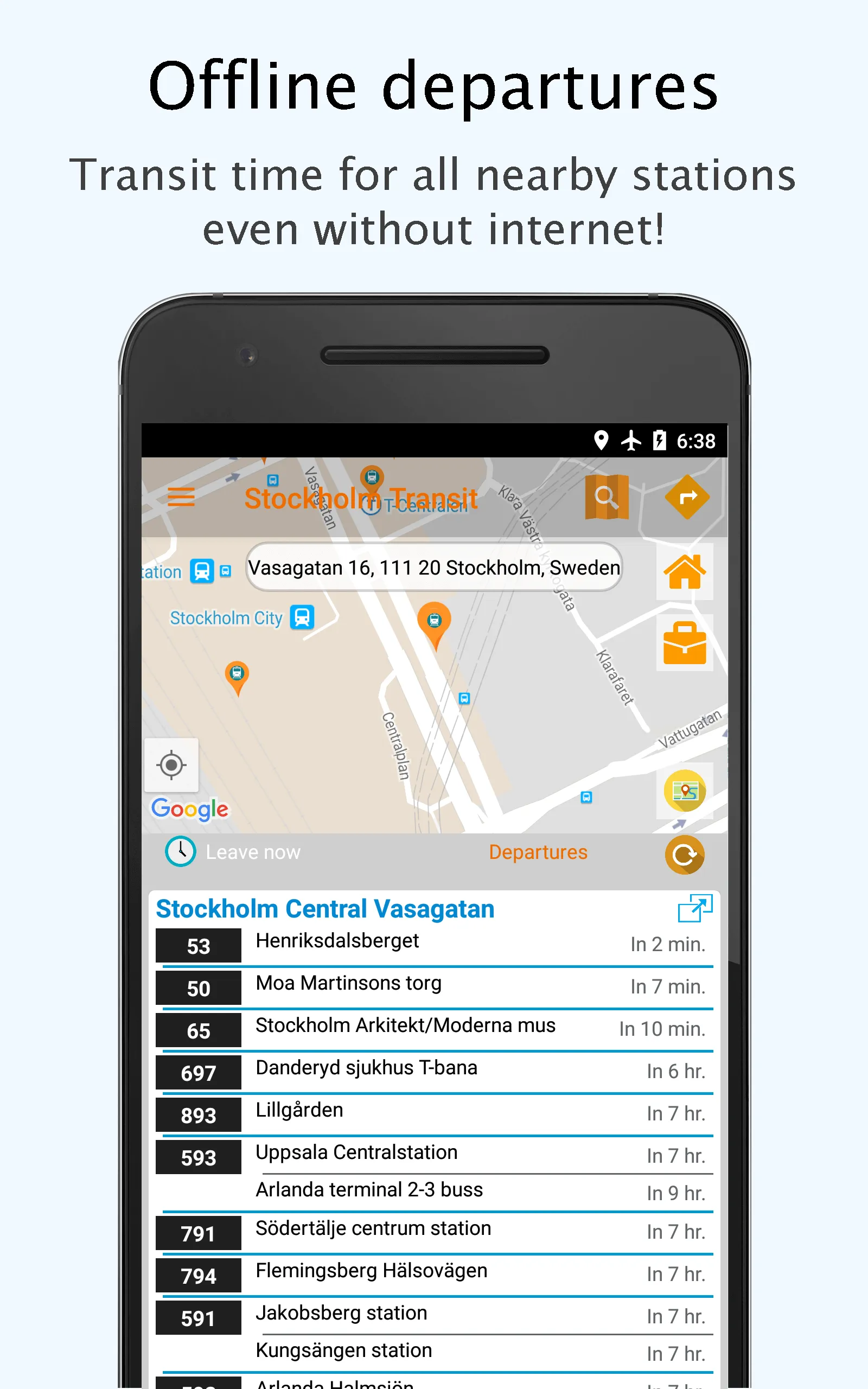 Stockholm Public Transport | Indus Appstore | Screenshot