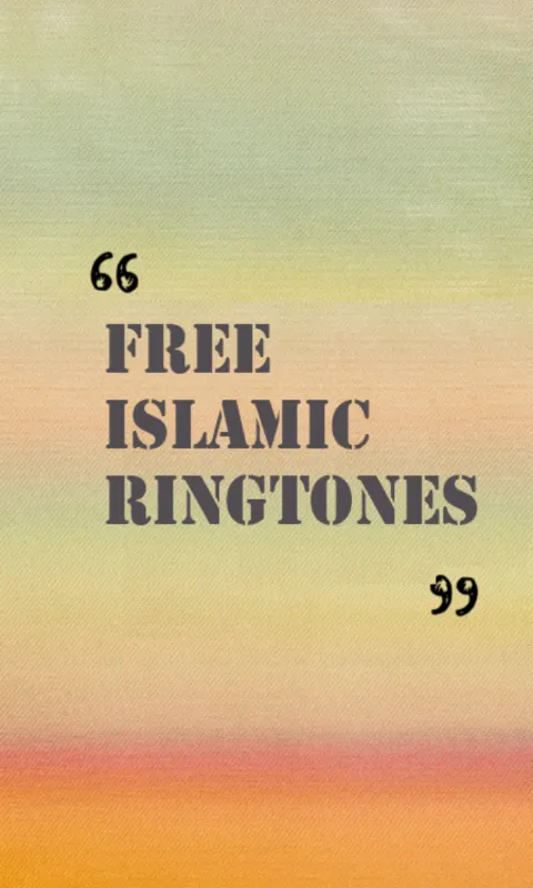 Islamic Ringtones App | Indus Appstore | Screenshot