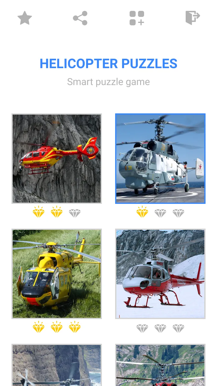 Helicopter Mosaic Puzzles | Indus Appstore | Screenshot