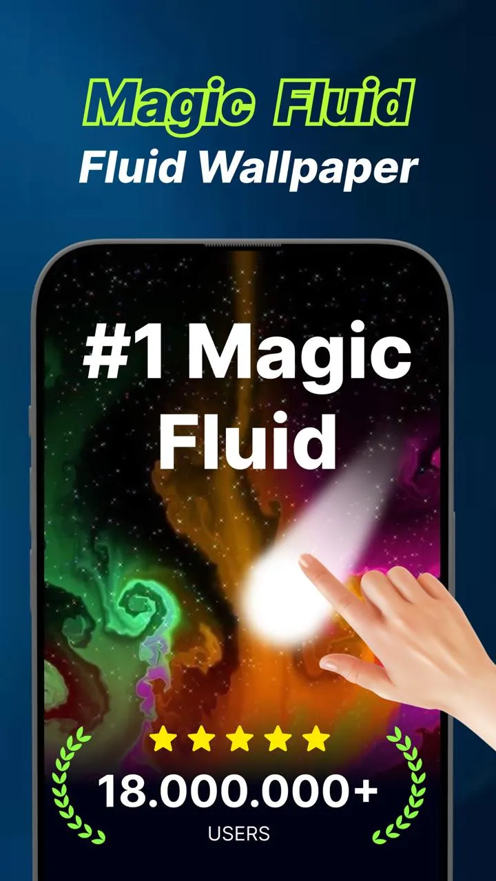 Magic Wallpaper: Magic Fluid | Indus Appstore | Screenshot