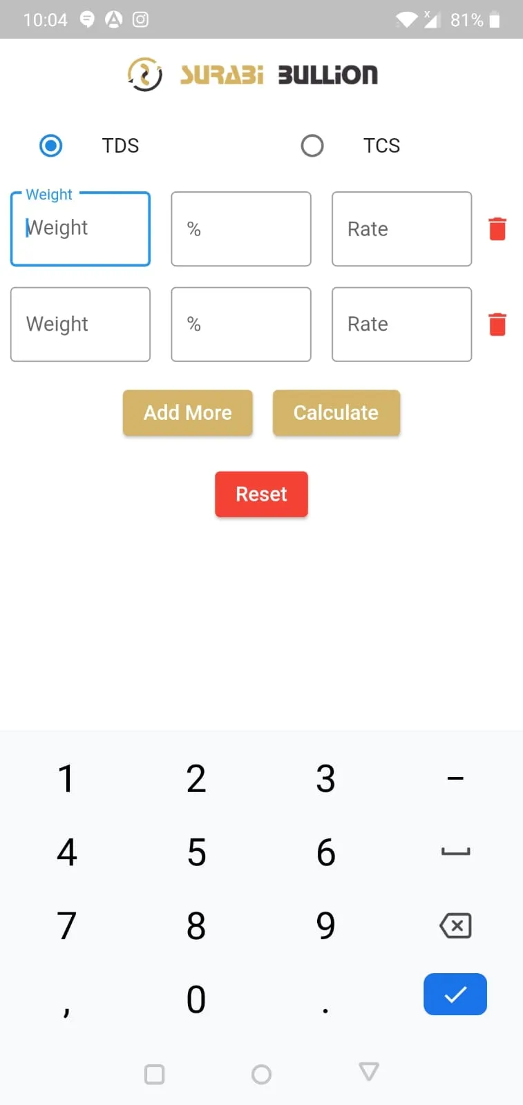 TDS Calculator | Indus Appstore | Screenshot