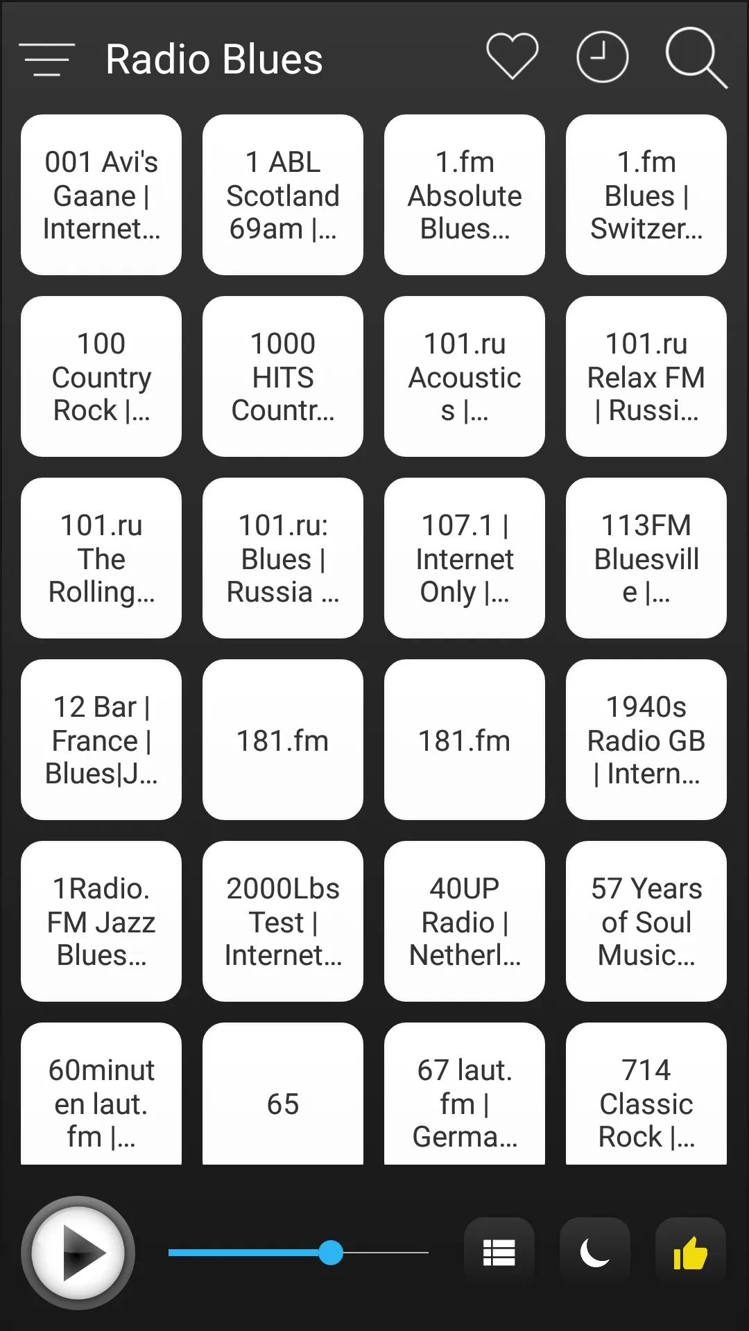 Blues Radio Stations Online | Indus Appstore | Screenshot