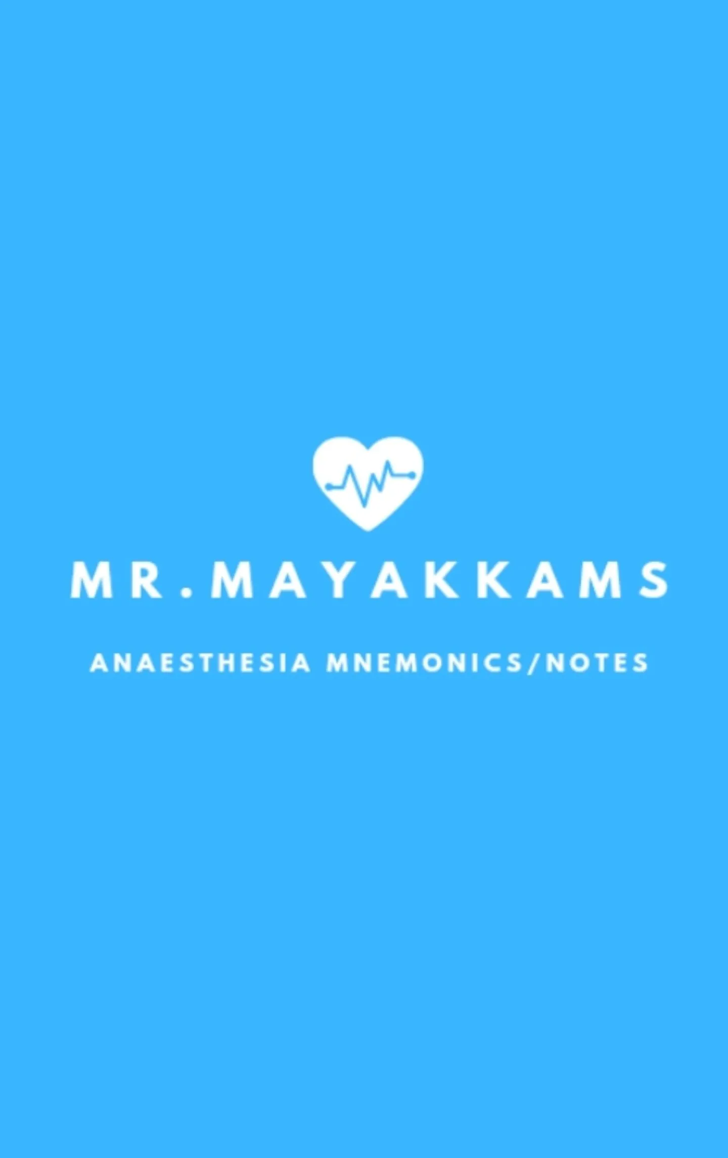 Anaesthesia Notes & Mnemonics | Indus Appstore | Screenshot