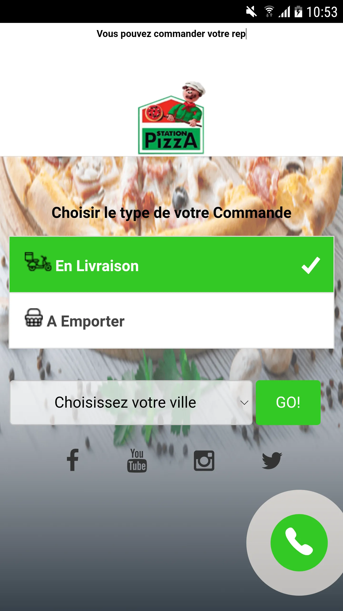 Station Pizza au Naturel | Indus Appstore | Screenshot