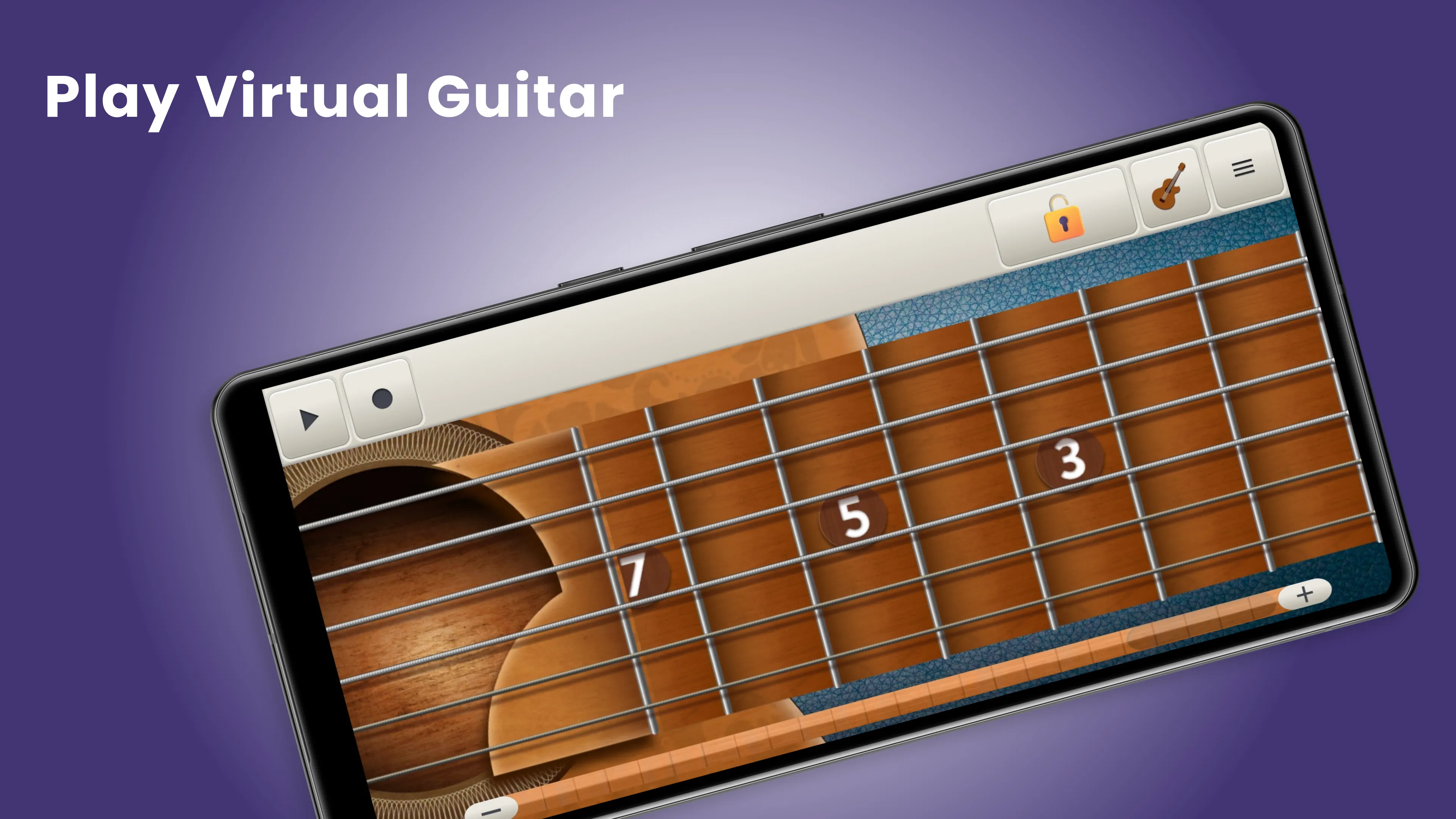 Play Virtual Guitar | Indus Appstore | Screenshot