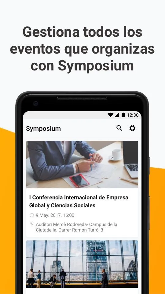 SYMPOSIUM Organizadores | Indus Appstore | Screenshot