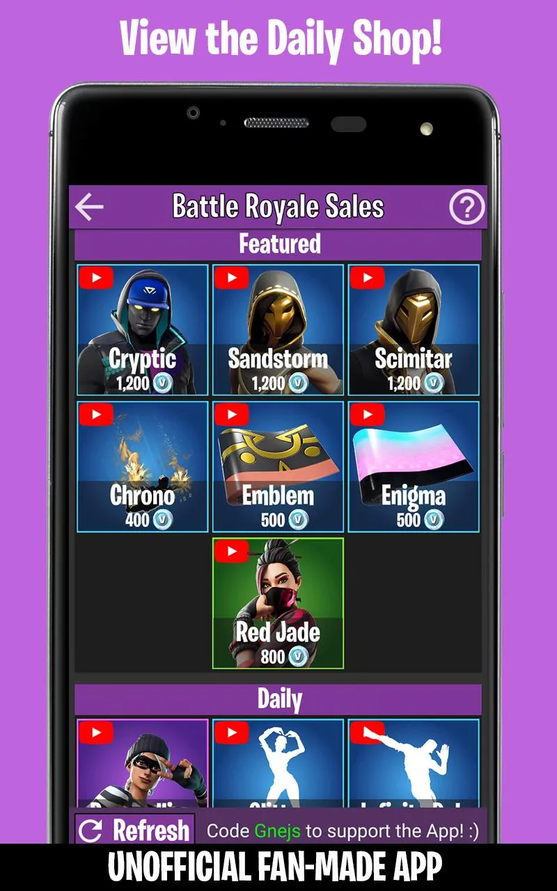 Companion for Fortnite | Indus Appstore | Screenshot