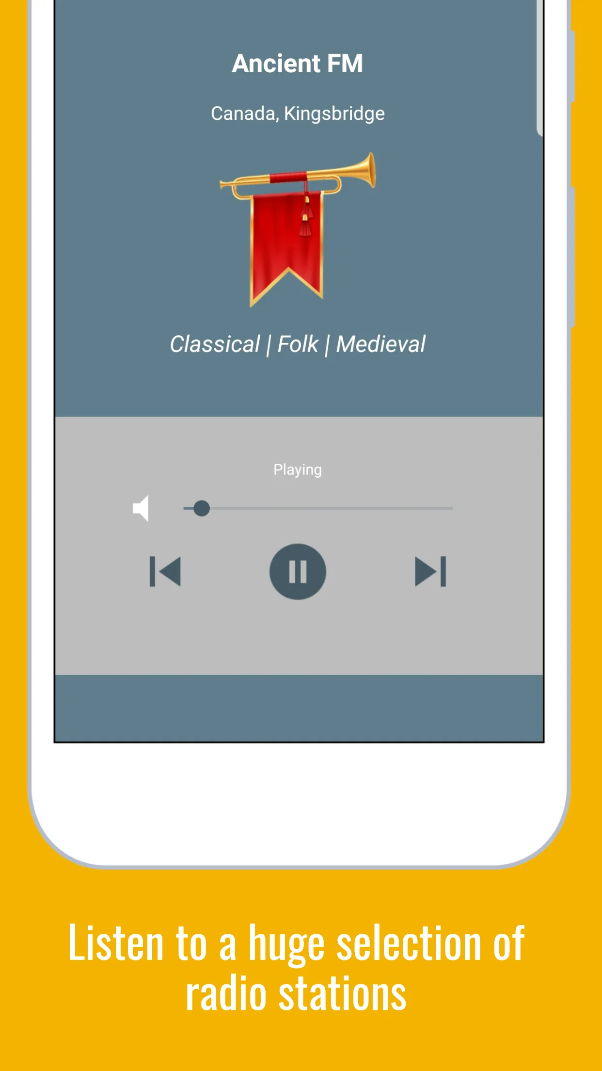 Medieval Music Radio | Indus Appstore | Screenshot