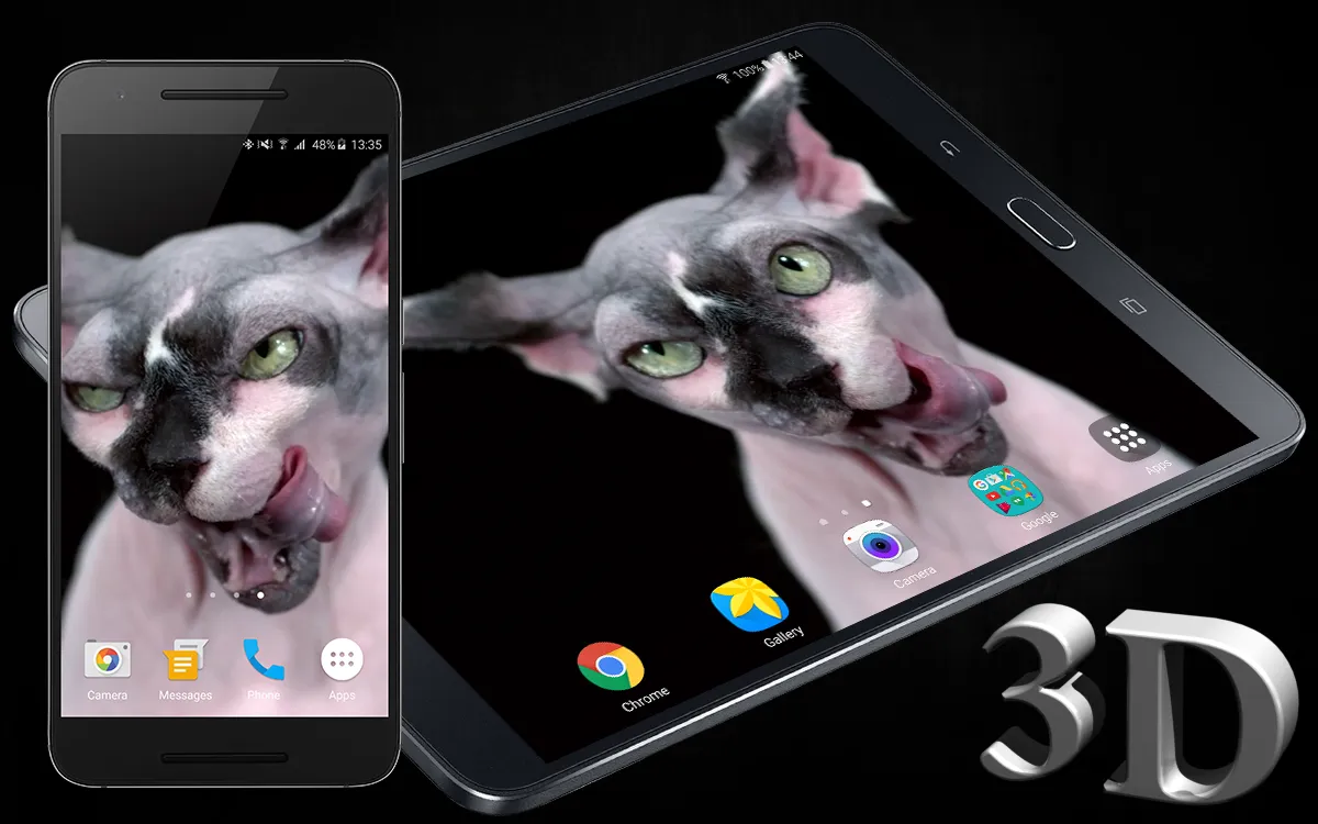 Sphynx Cat Live Wallpaper | Indus Appstore | Screenshot