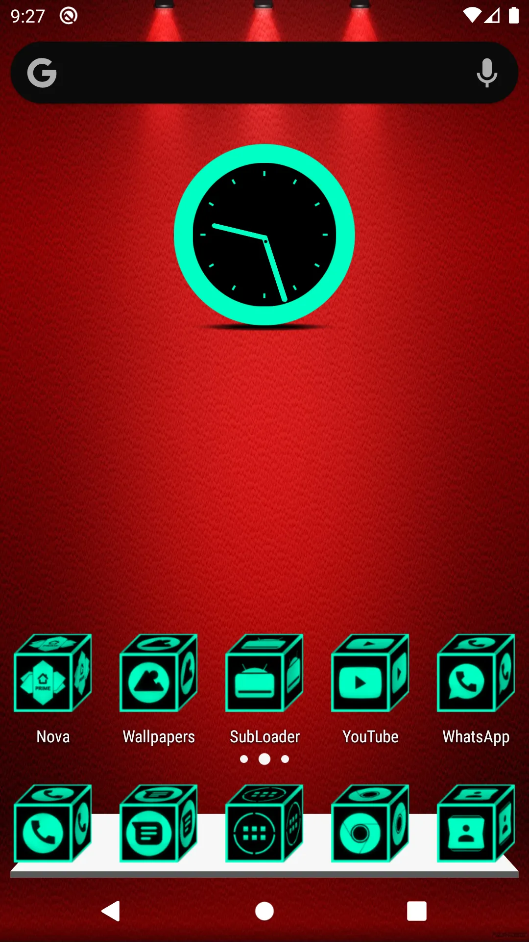 3D Flat Teal Icon Pack | Indus Appstore | Screenshot