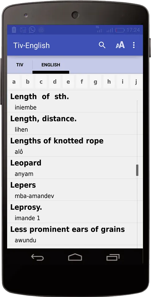 Tiv Dictionary - Pro Edition | Indus Appstore | Screenshot
