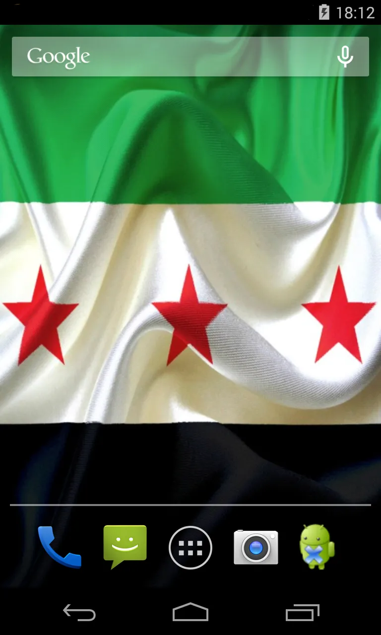 Flag of Syria Live Wallpaper | Indus Appstore | Screenshot