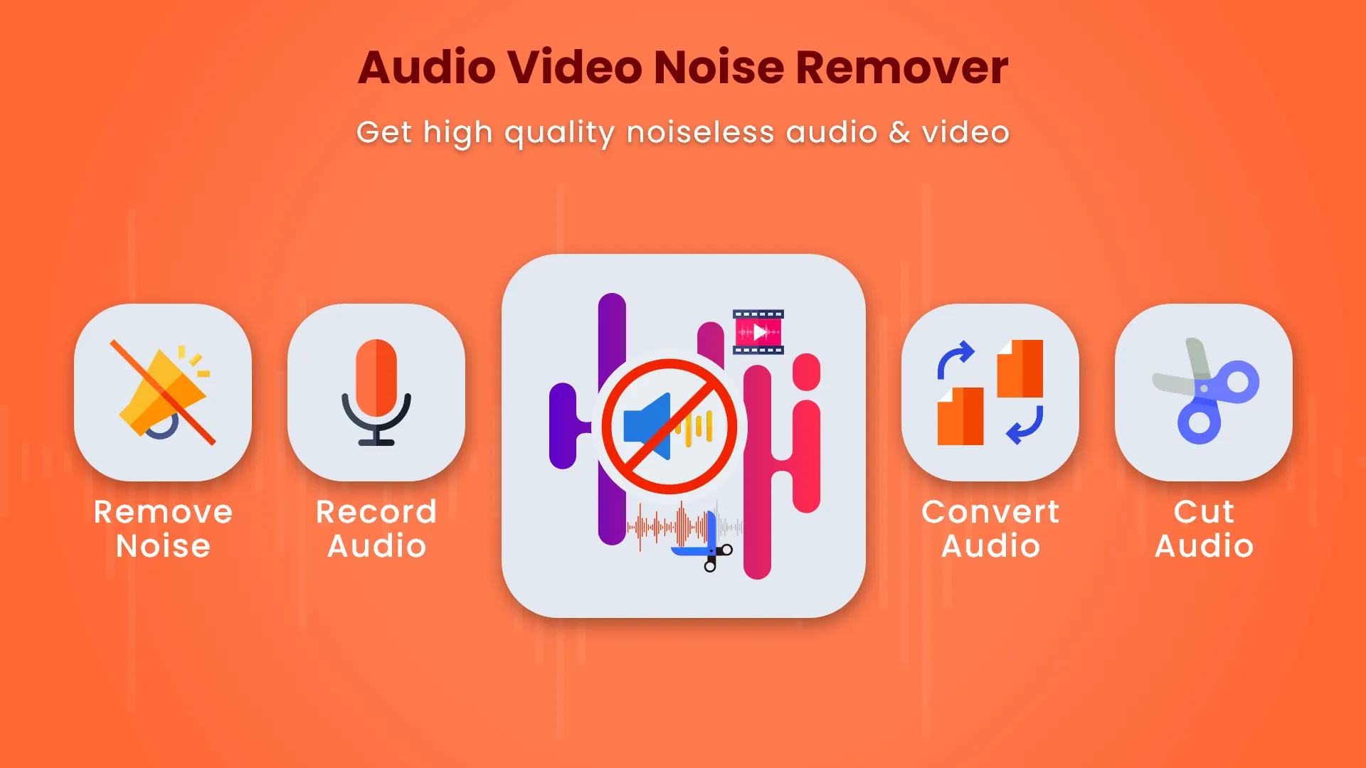 Audio, Video Noise Remover | Indus Appstore | Screenshot