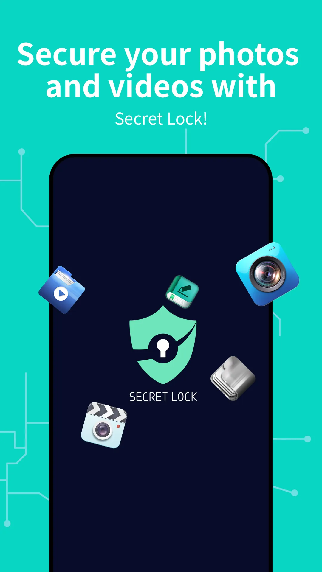 Secret Lock-Hide photo, video | Indus Appstore | Screenshot