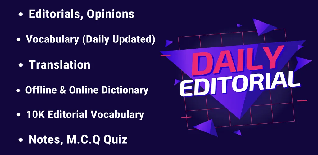 Daily Editorial & Vocabulary | Indus Appstore | Screenshot