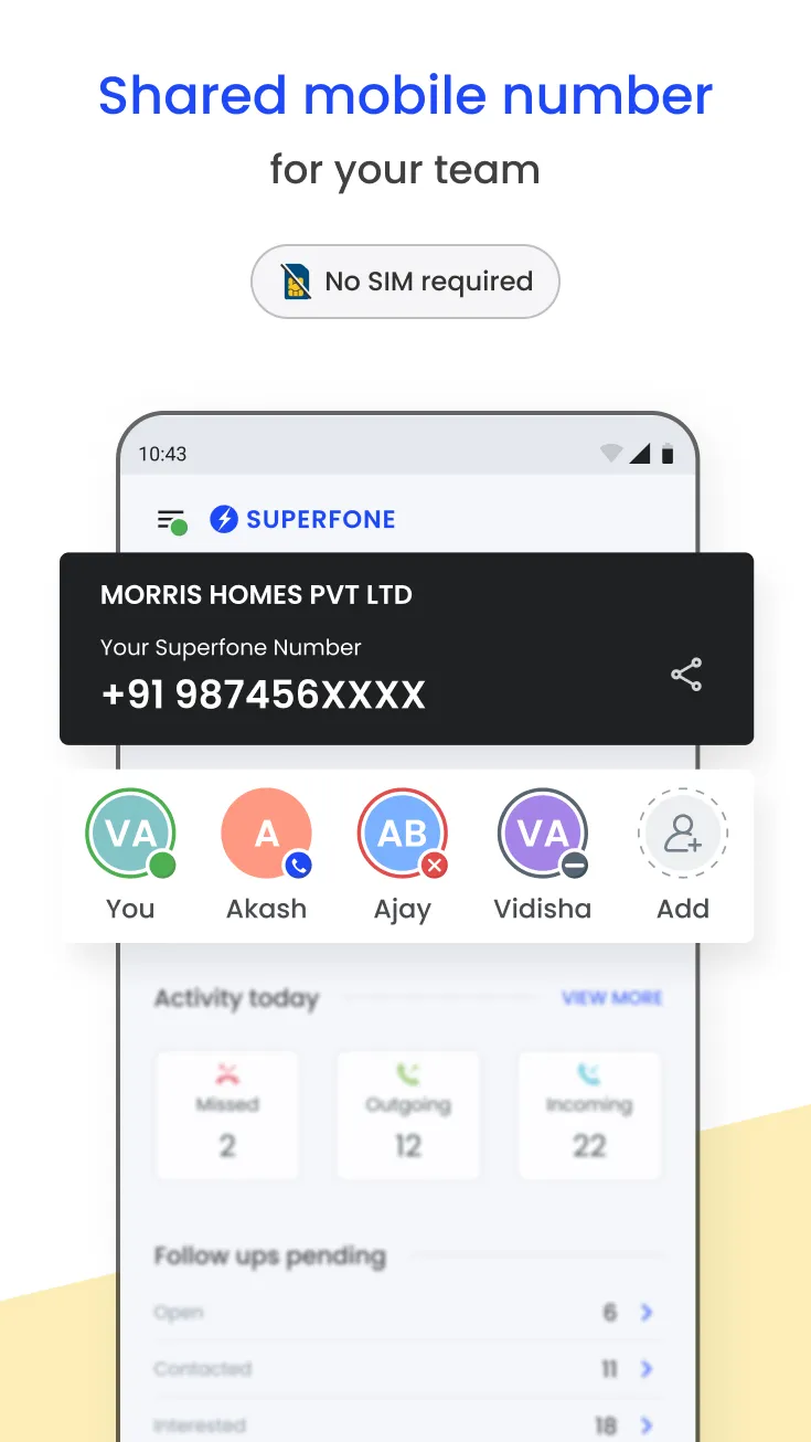 Superfone: Business phone, CRM | Indus Appstore | Screenshot