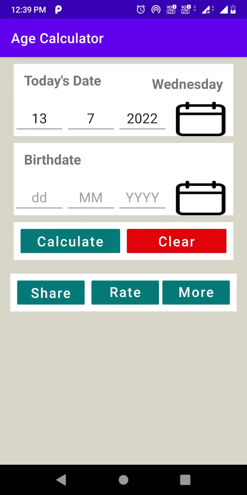 Age Calculator | Indus Appstore | Screenshot