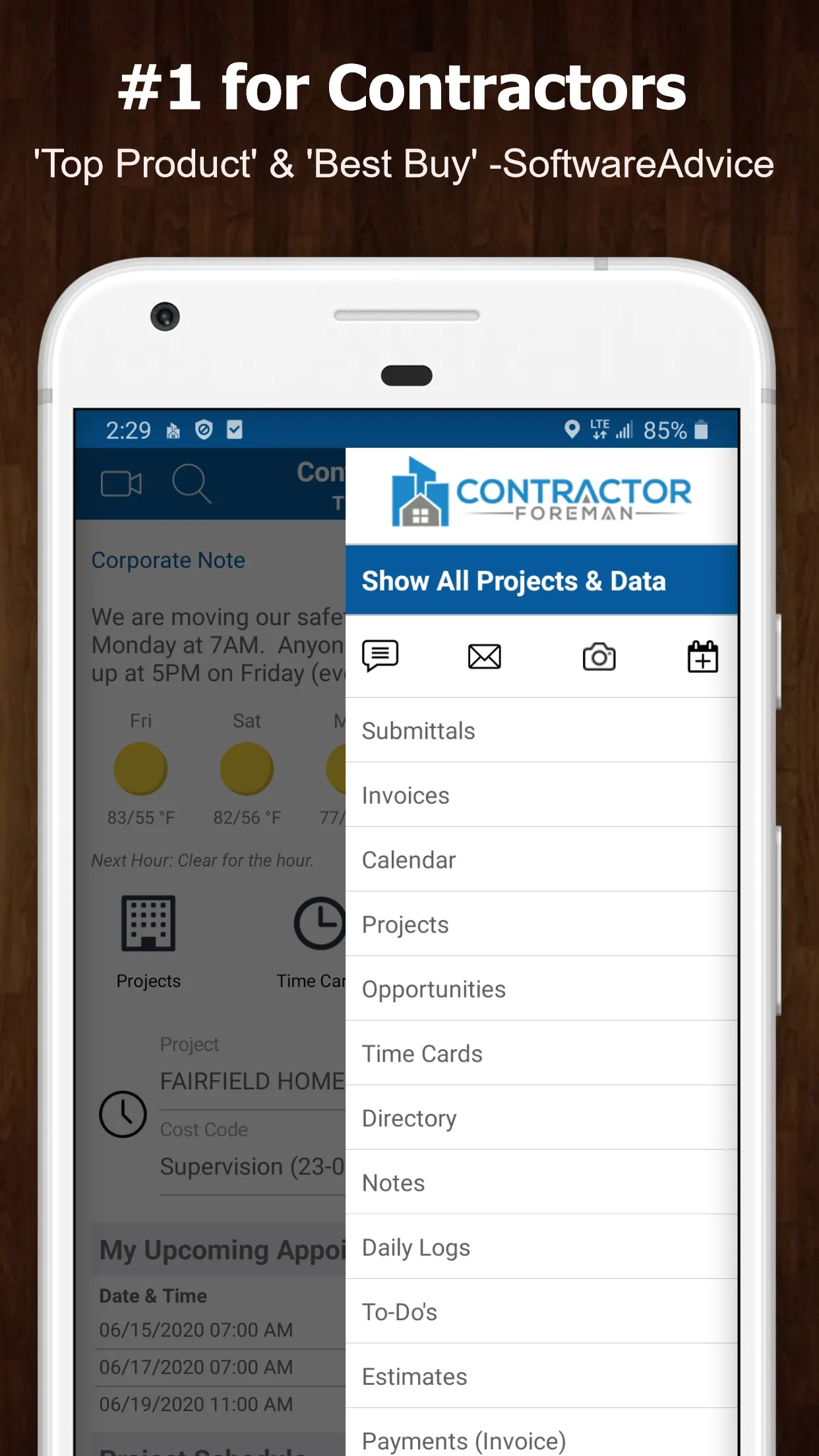 Contractor Foreman (CMS + CRM) | Indus Appstore | Screenshot