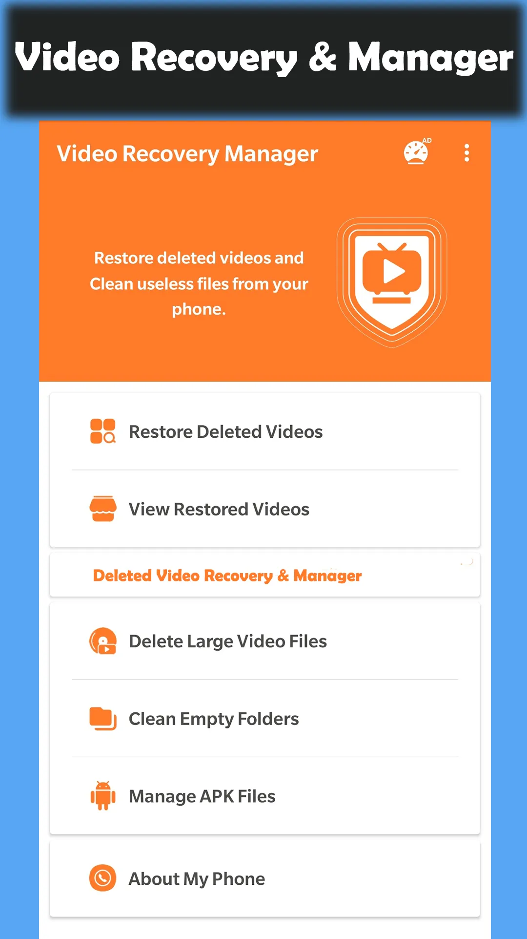 Deleted Video Recovery | Indus Appstore | Screenshot