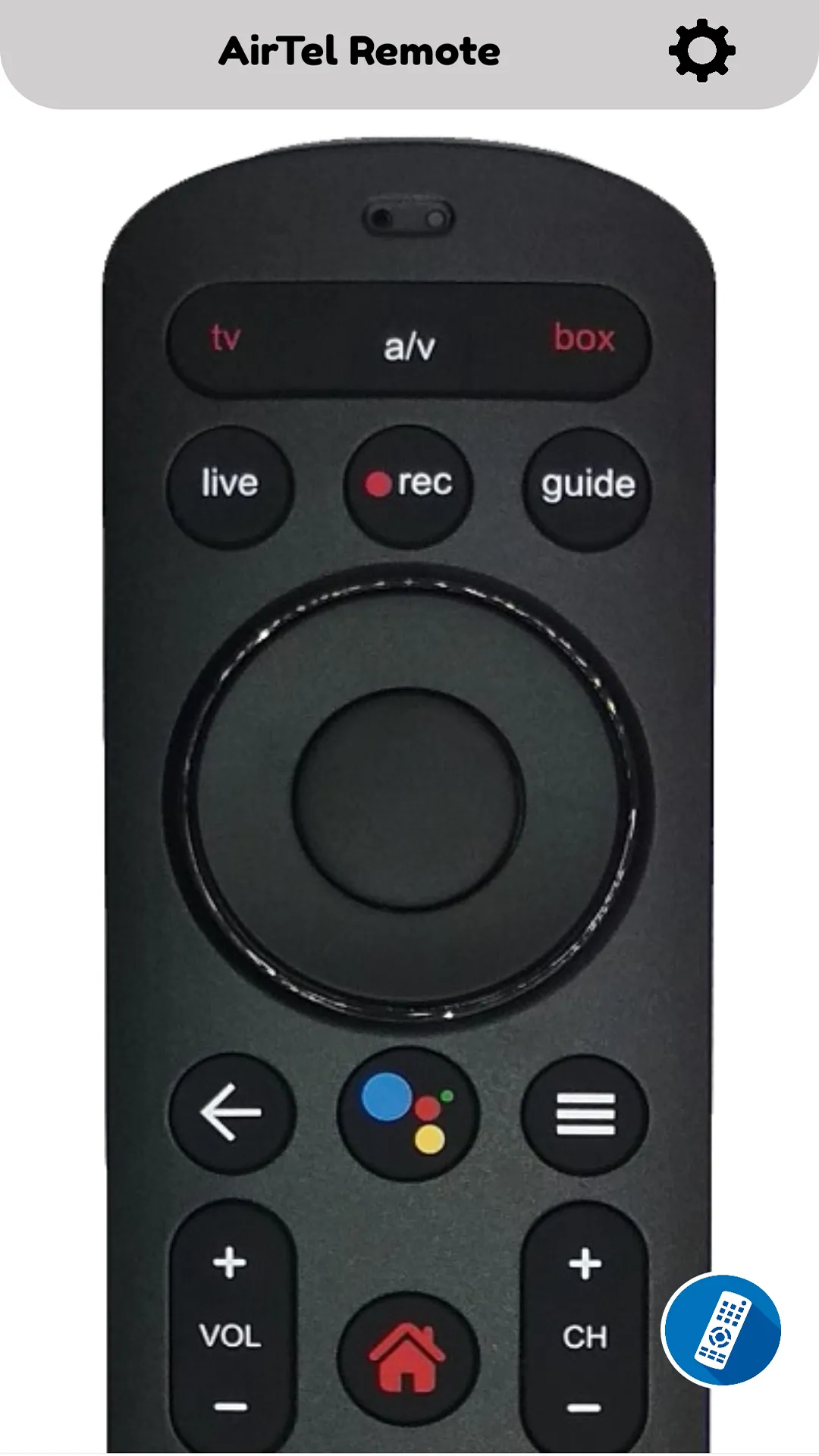 Airtel SetupBox Remote India | Indus Appstore | Screenshot