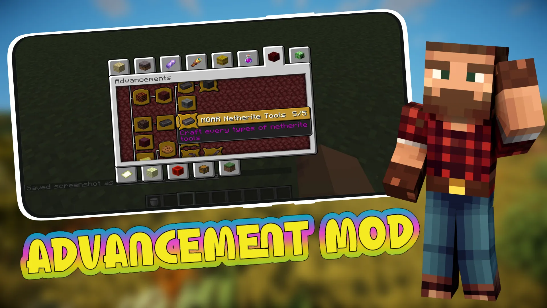 Advancement Mod For Minecraft | Indus Appstore | Screenshot