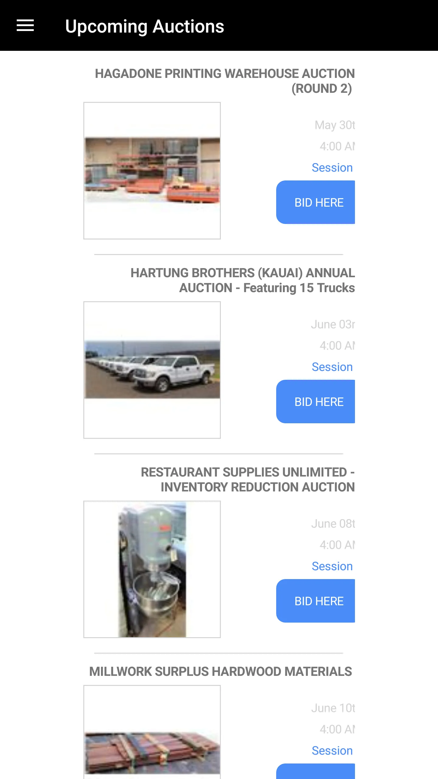 Oahu Auctions | Indus Appstore | Screenshot