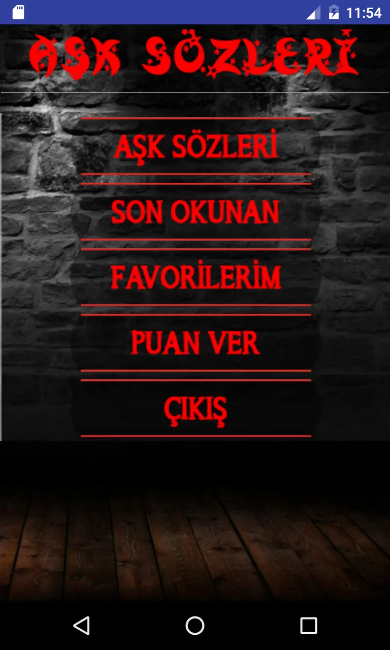 Aşk Sözleri 5000 | Indus Appstore | Screenshot