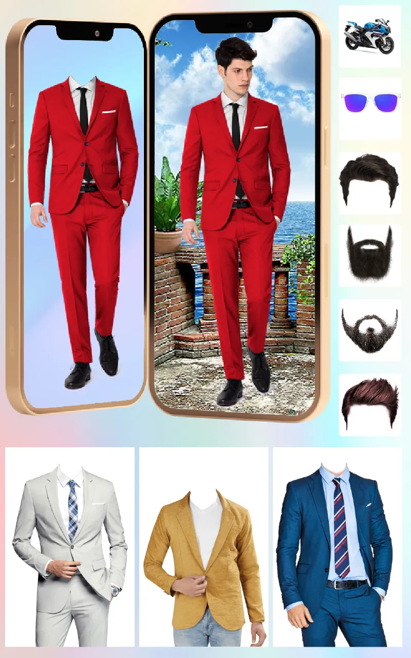 Men Suit Photo Editor- Effects | Indus Appstore | Screenshot