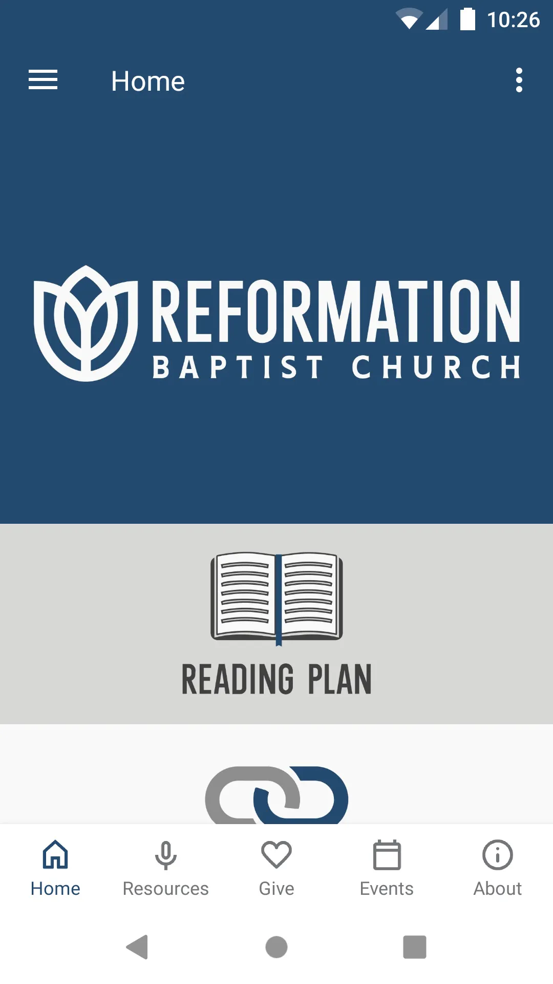 Reformation Baptist Church | Indus Appstore | Screenshot