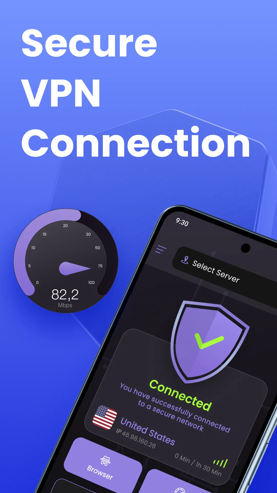 VPN Proxy Browser - Secure VPN | Indus Appstore | Screenshot