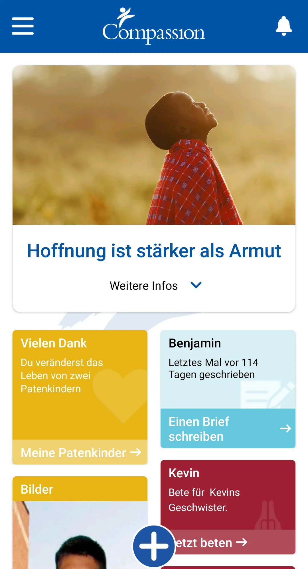 Compassion Schweiz | Indus Appstore | Screenshot