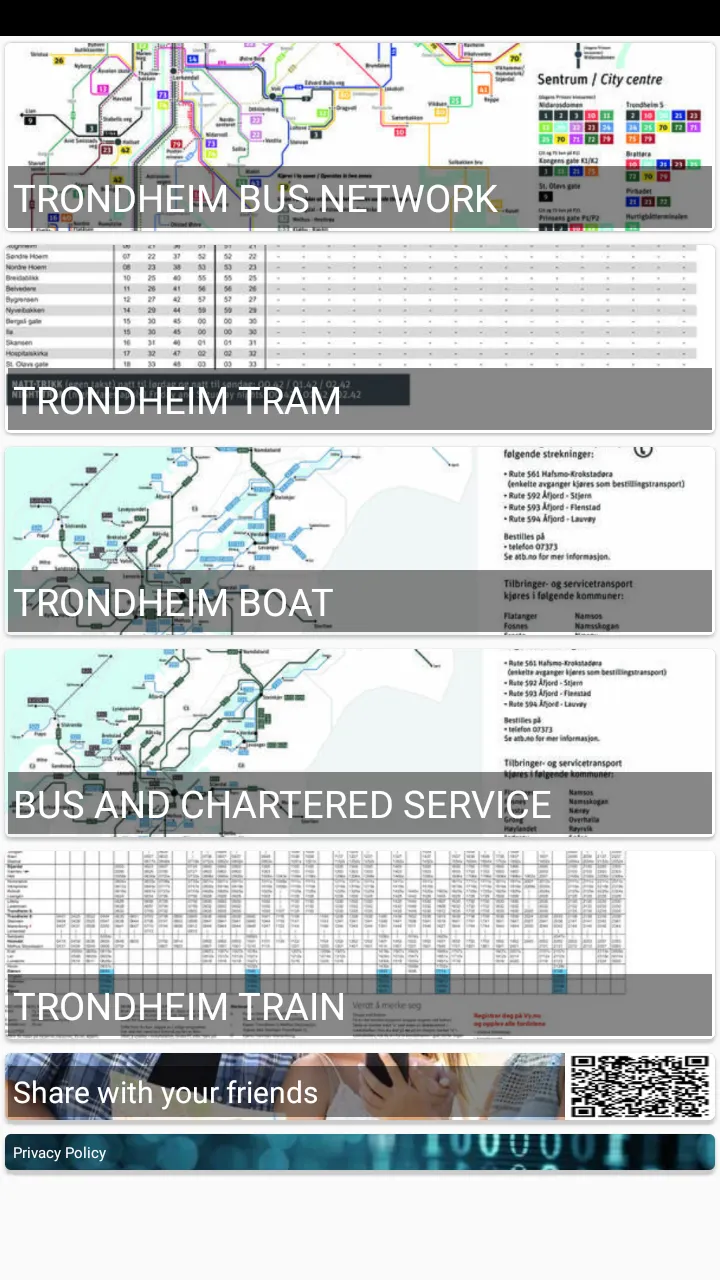 TRONDHEIM BUS TRAM BOAT MAP | Indus Appstore | Screenshot