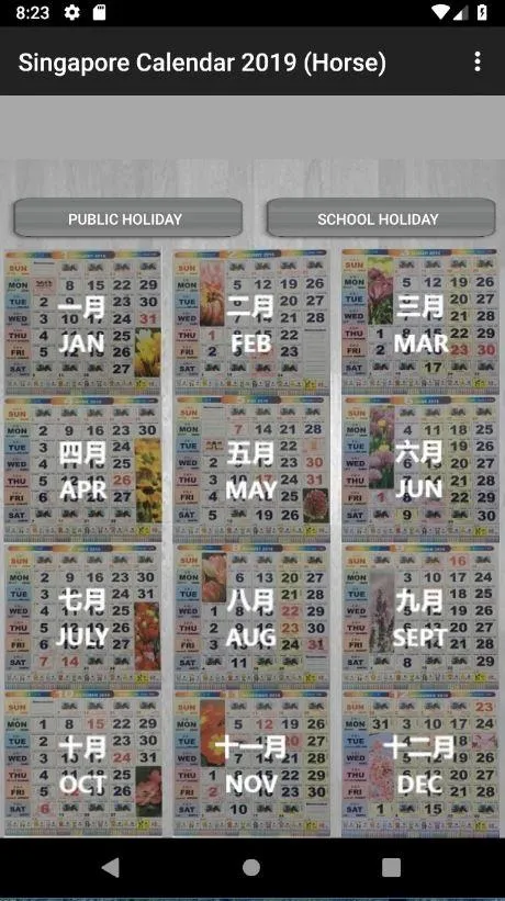 Singapore Calendar 2024 Horse | Indus Appstore | Screenshot