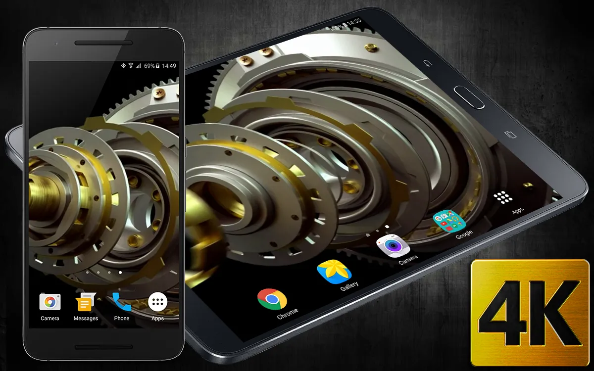 Gear 4K Live Wallpaper | Indus Appstore | Screenshot