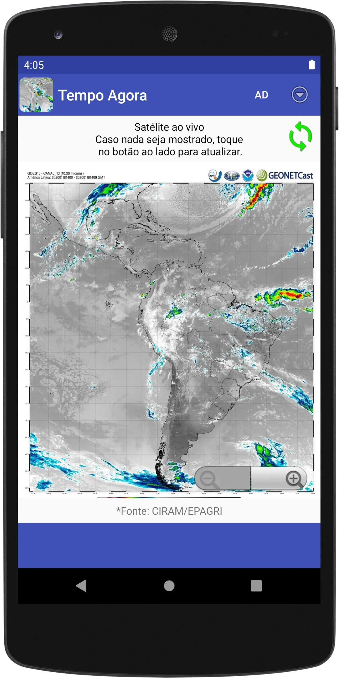 Mapa Clima Tempo Agora - Fotos | Indus Appstore | Screenshot