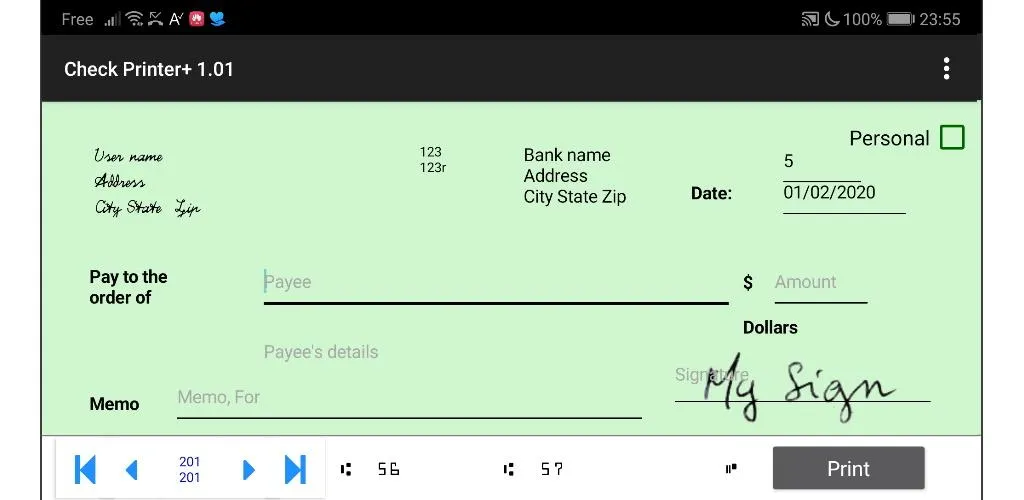 Check Printer Basic | Indus Appstore | Screenshot