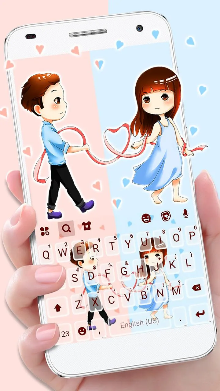 True Love Keyboard Theme | Indus Appstore | Screenshot