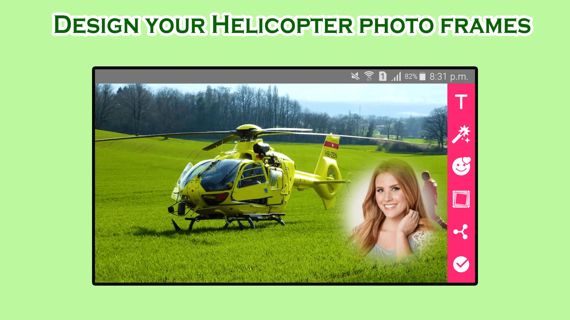 Helicopter Photo Frames | Indus Appstore | Screenshot