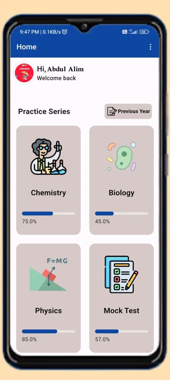 Neet Kingdom  Mock Tests | Indus Appstore | Screenshot