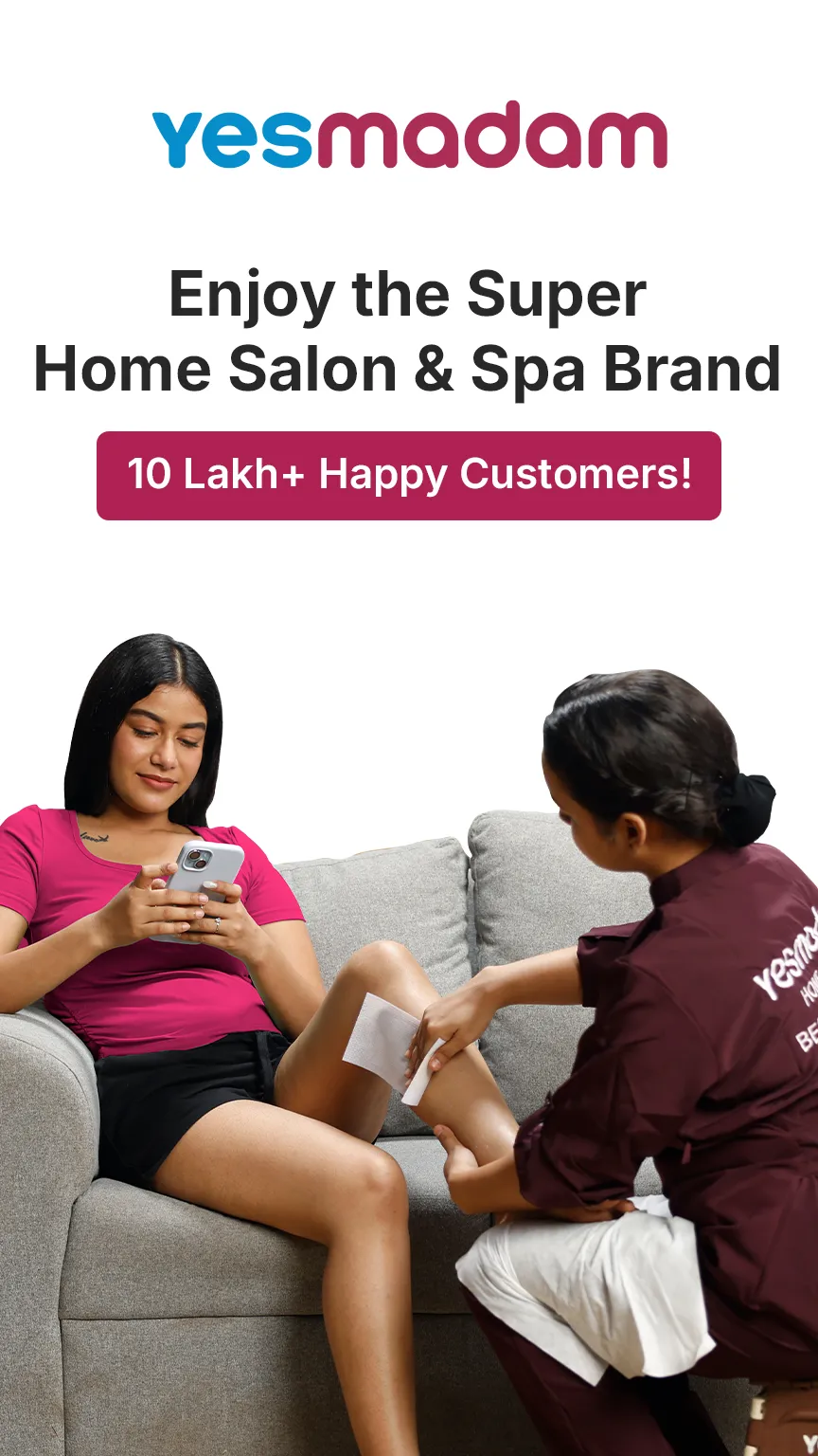 Yes Madam - Salon at Home | Indus Appstore | Screenshot