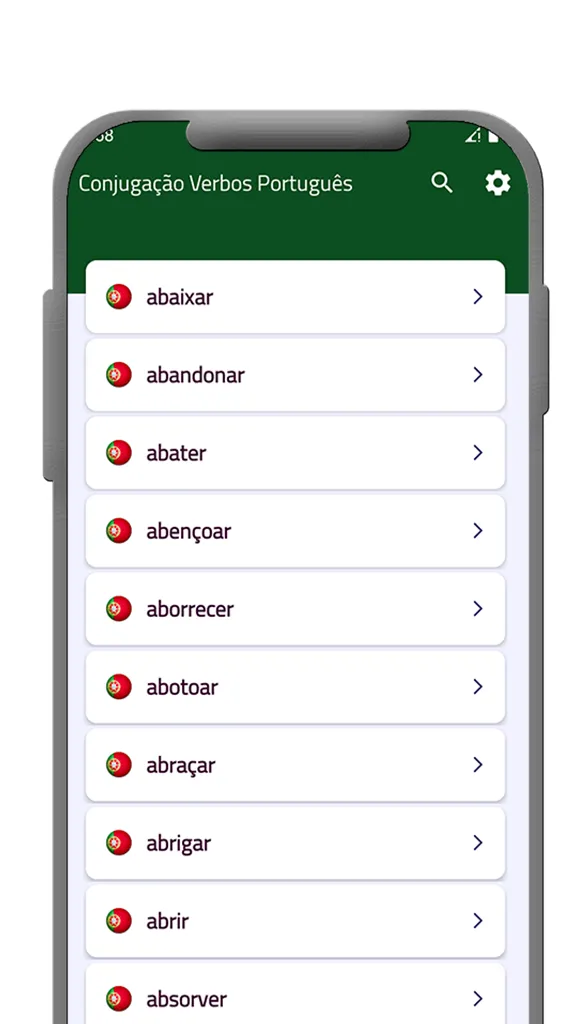 Portuguese Verb Conjugator | Indus Appstore | Screenshot