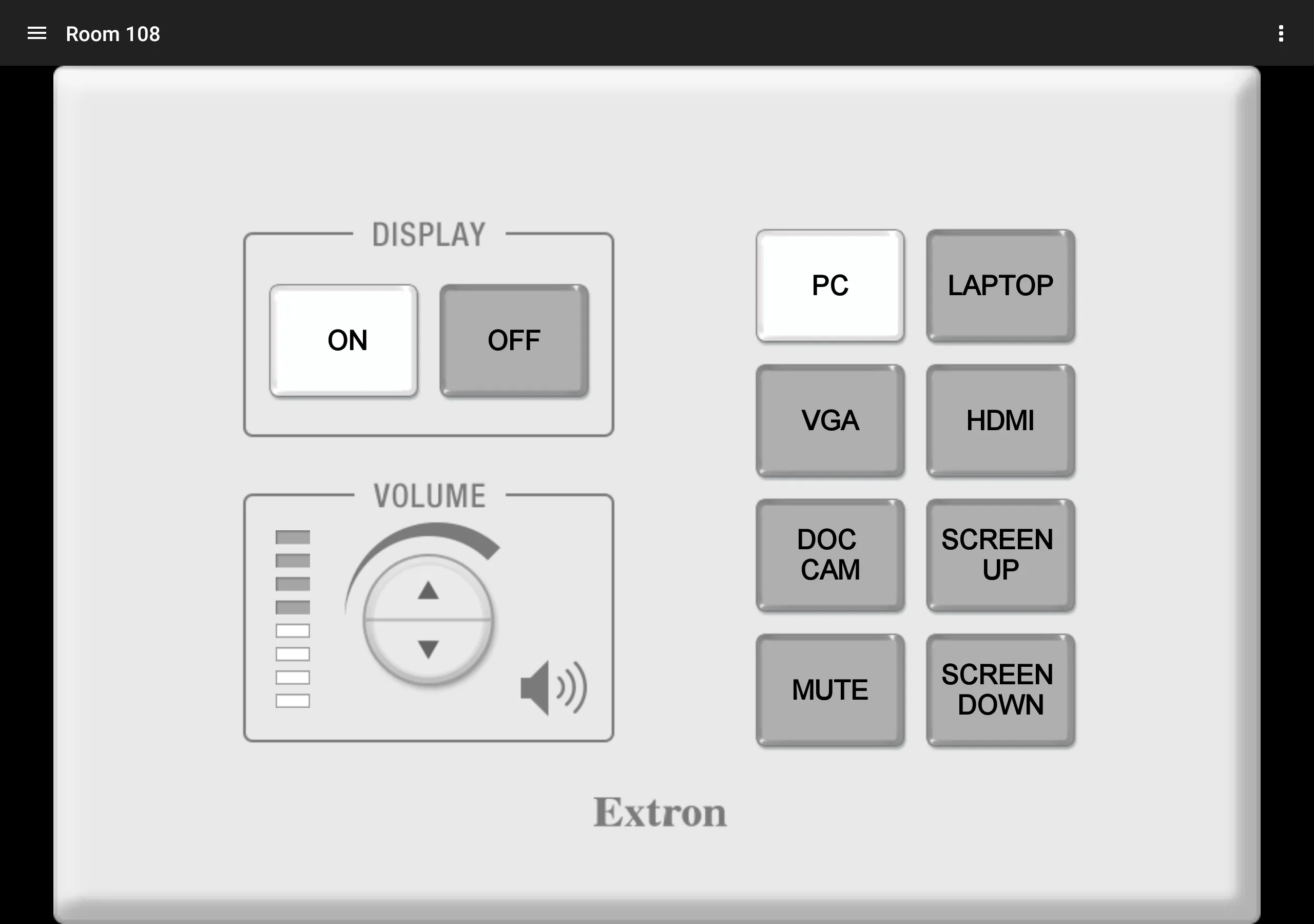 Extron Control | Indus Appstore | Screenshot