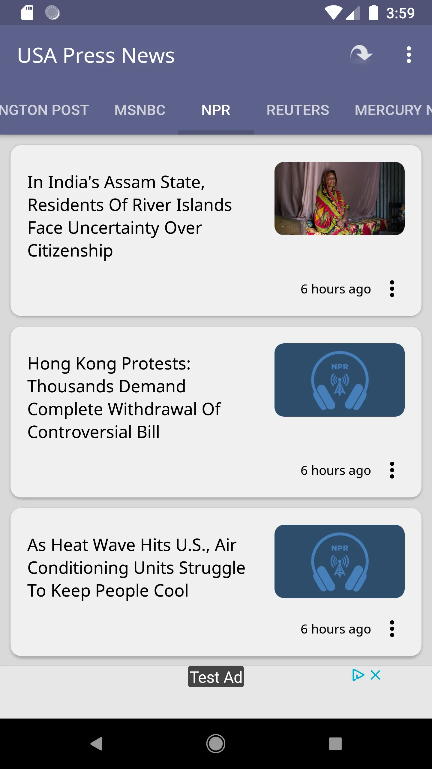 USA Press News | Indus Appstore | Screenshot