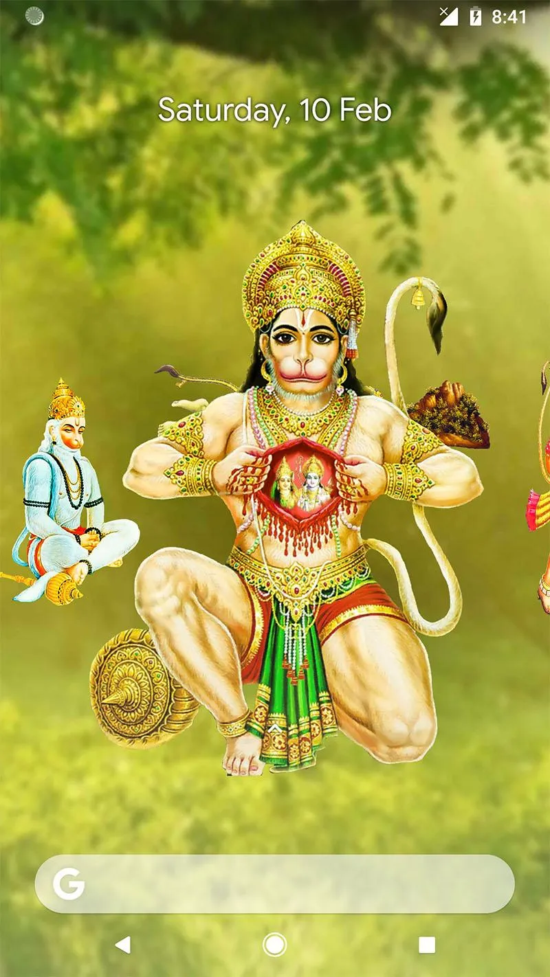 4D Hanuman Live Wallpaper | Indus Appstore | Screenshot