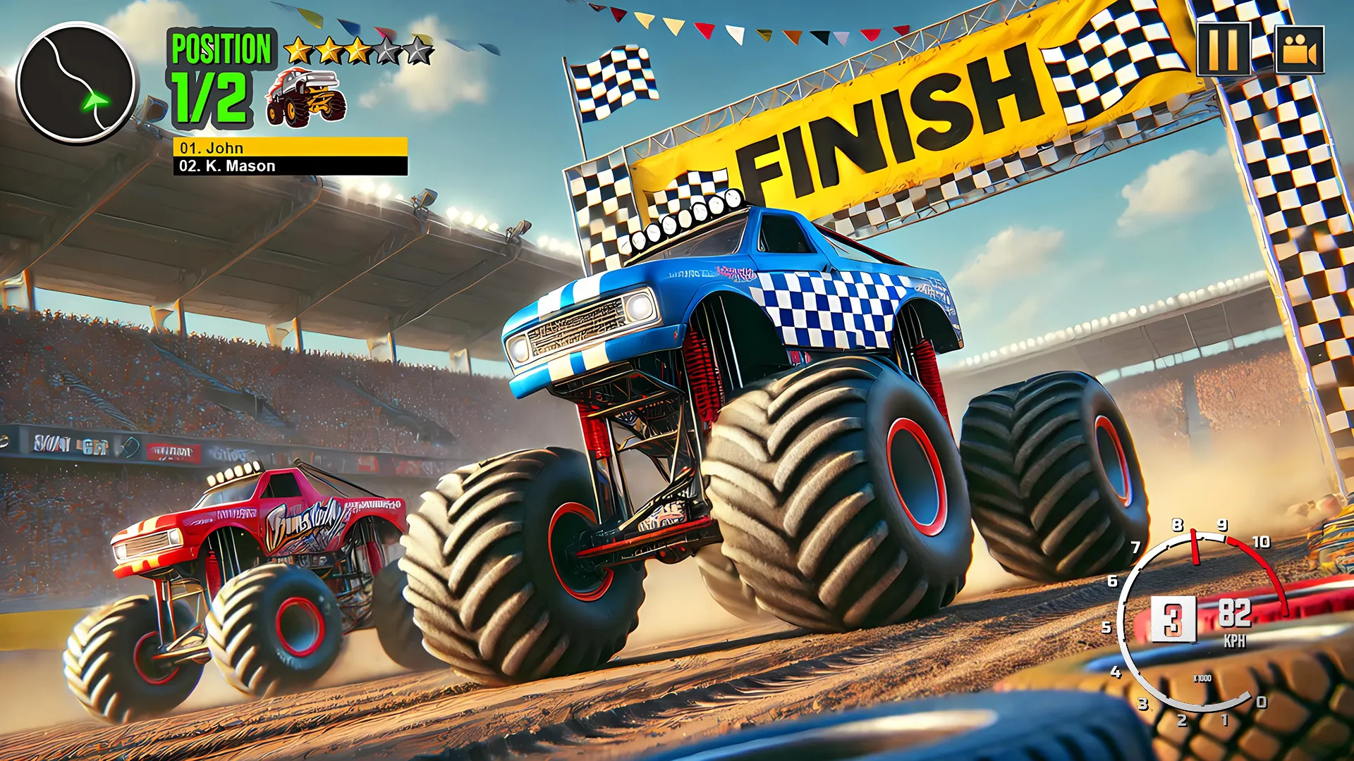 Monster Truck Derby Games | Indus Appstore | Screenshot